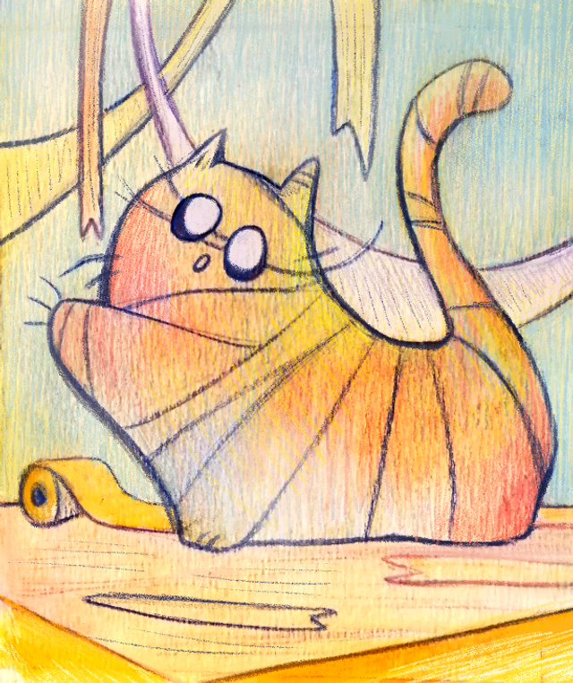 Chat Patate - Halloween - Momie