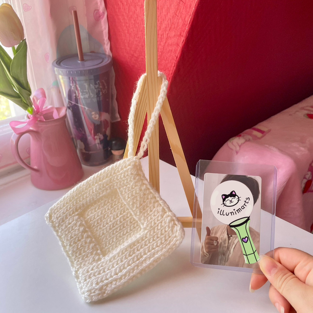 Toploader en crochet blanc 