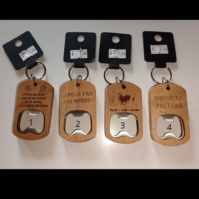 Décapsuleur porte clefs 