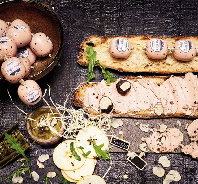 Trüffelleberwurst mit Schwarzem Trüffel