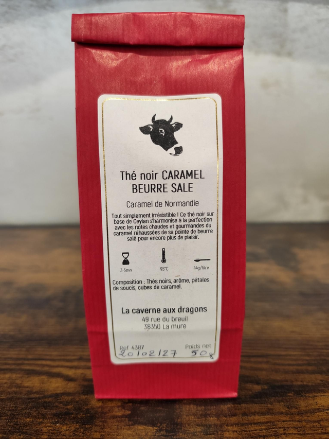 Thé noir caramel beurre salé 50g