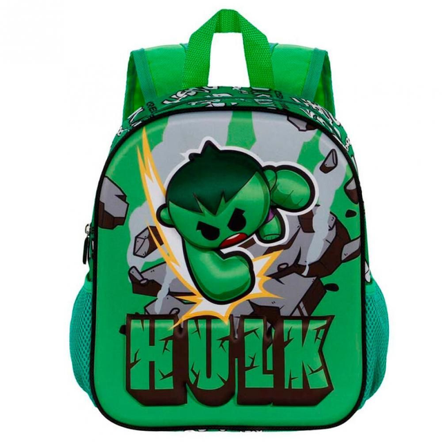 Mochila 3D Relieve Hulk 31cm