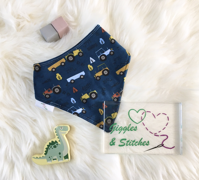 Tractors Bandana Bib