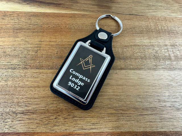 Custom Masonic Keyring 