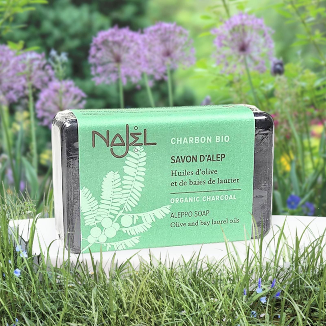 Savon d&#039;Alep &quot;Charbon noir&quot;