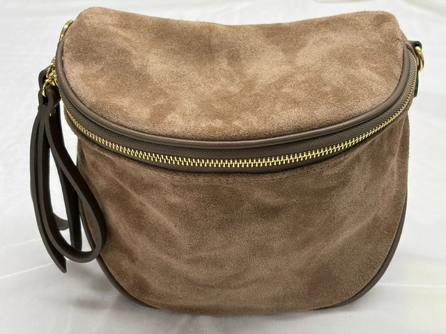 Comfy Gioia camoscio tortora/oro