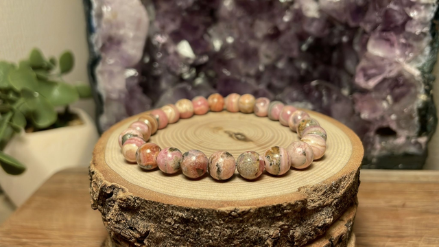 Bracelet RHODOCHROSITE 8mm