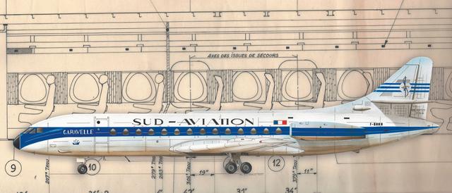 PA47 "Caravelle Sud Aviation"