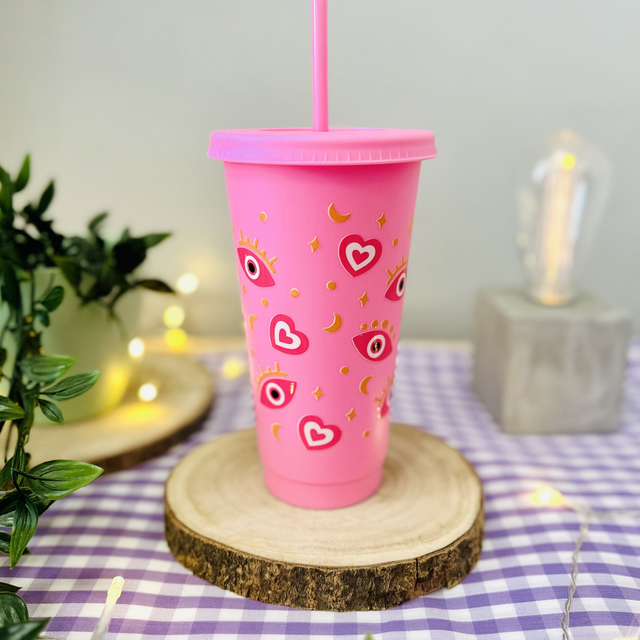 Ojo turco rosa