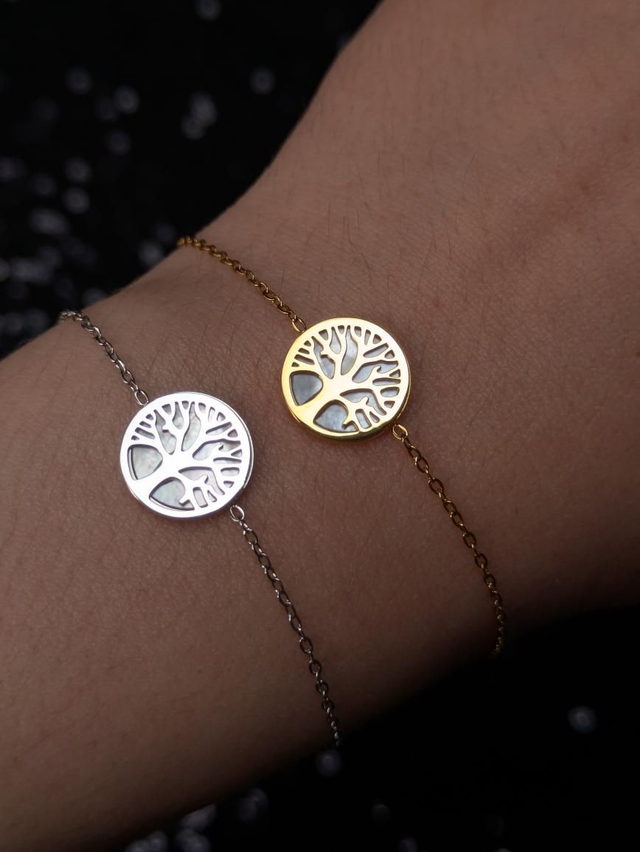 Bracelet nacre arbre de vie 