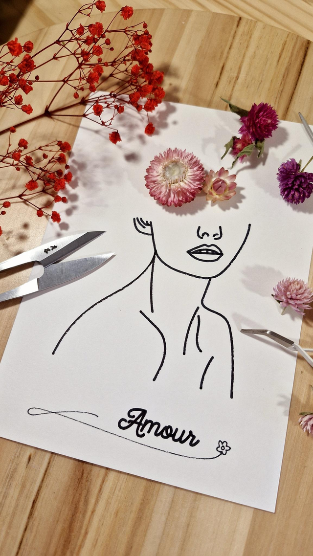 Cadre fleuri SUR-MESURE