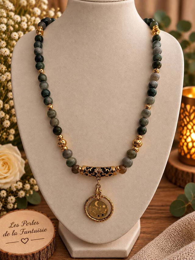 Collier en pierres naturelles – Signe astrologique