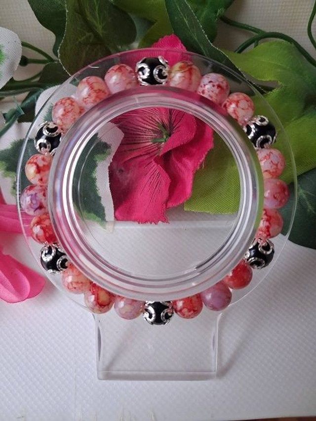 Bracelet perles de verre