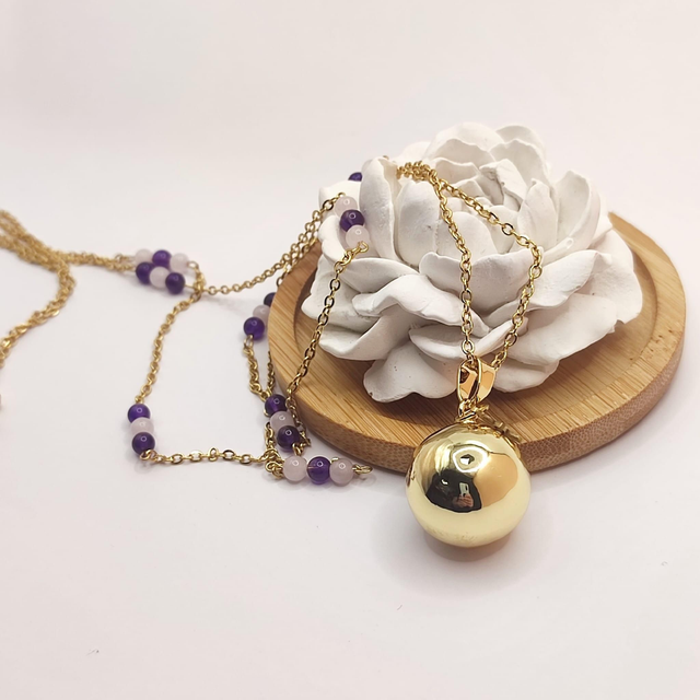 Bola de grossesse doré