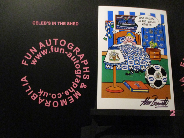 Alex Bennett 'JJ Wigan' Authentic Autographed A4 Still (2)