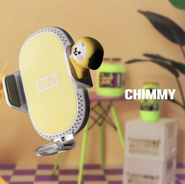 🚗 BT21 BABY - CHARGEUR VOITURE SANS FIL RAPIDE "AIR CLEAN" 💨