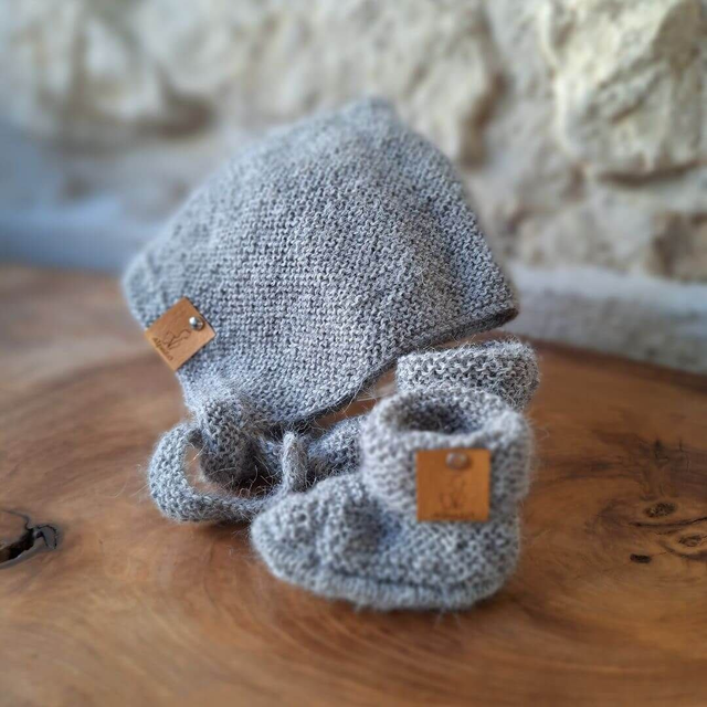 Béguin gris chiné - collection héritage