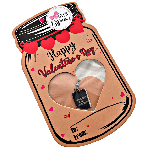 Ciondolo PERSONALIZZABILE con confezione San Valentino 