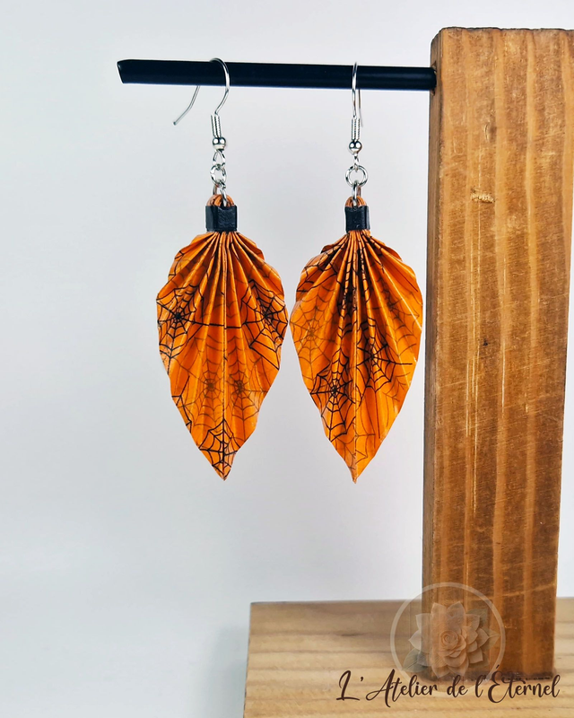 Boucles d'oreilles Leaf Halloween