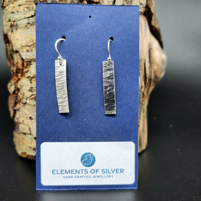 Textured bark rectangles