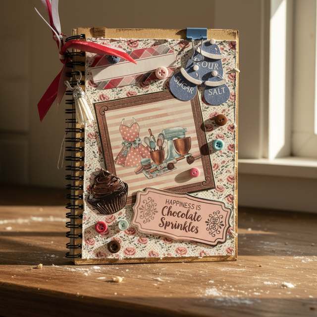 Baking themed notebook - AD03