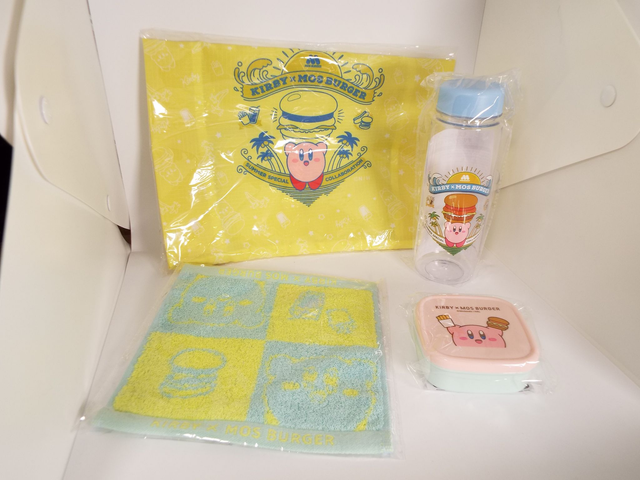 Kirby x Mos Burger Collab Full Set 