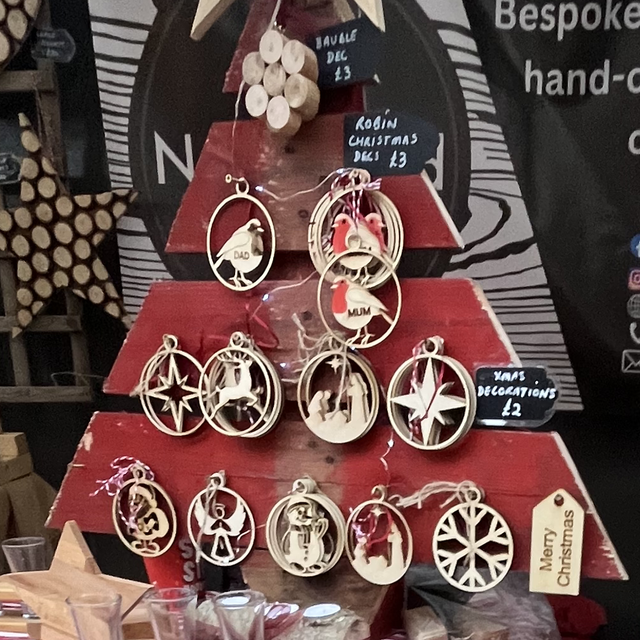 Tree decorations from £3