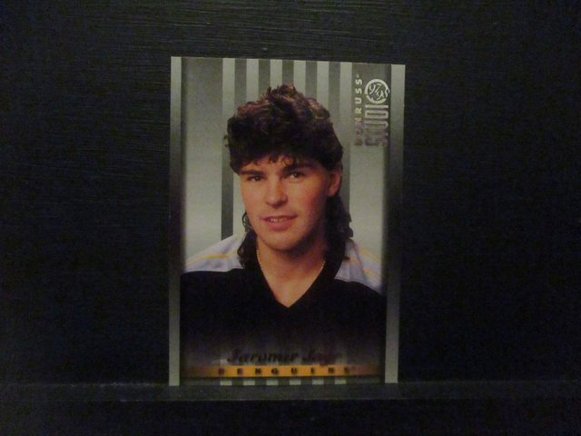 Jaromir Jagr - NFL 1997 Donruss Studio Ice Hockey Original Trading Card #5
