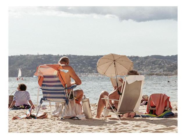 À la plage, Cap d’Antibes