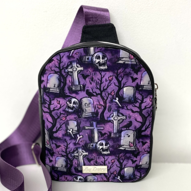 Graveyard Scene Crossbody Sling 