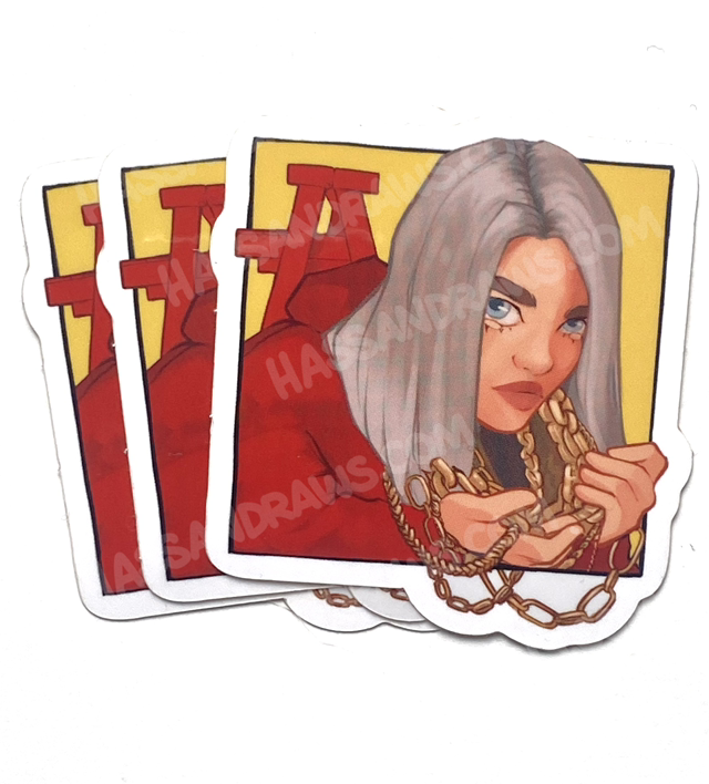 Don’t Smile Vinyl Sticker