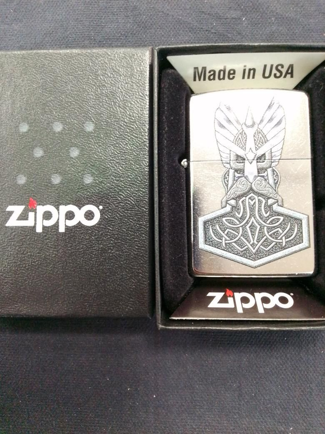 Hammer of Thor Design Genuine Zippo Lighter 