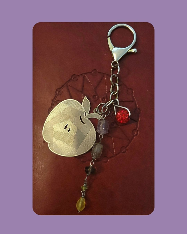 Apple inspired keyring