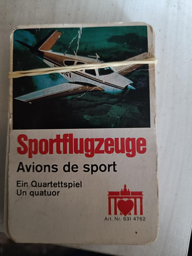 Cartes avions de sport