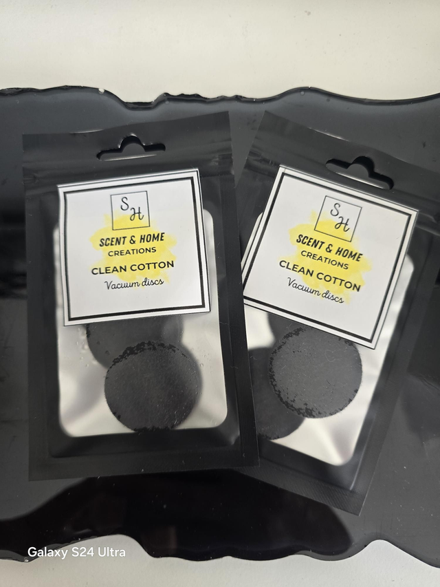 CLEAN COTTON  VACUUM DISCS 