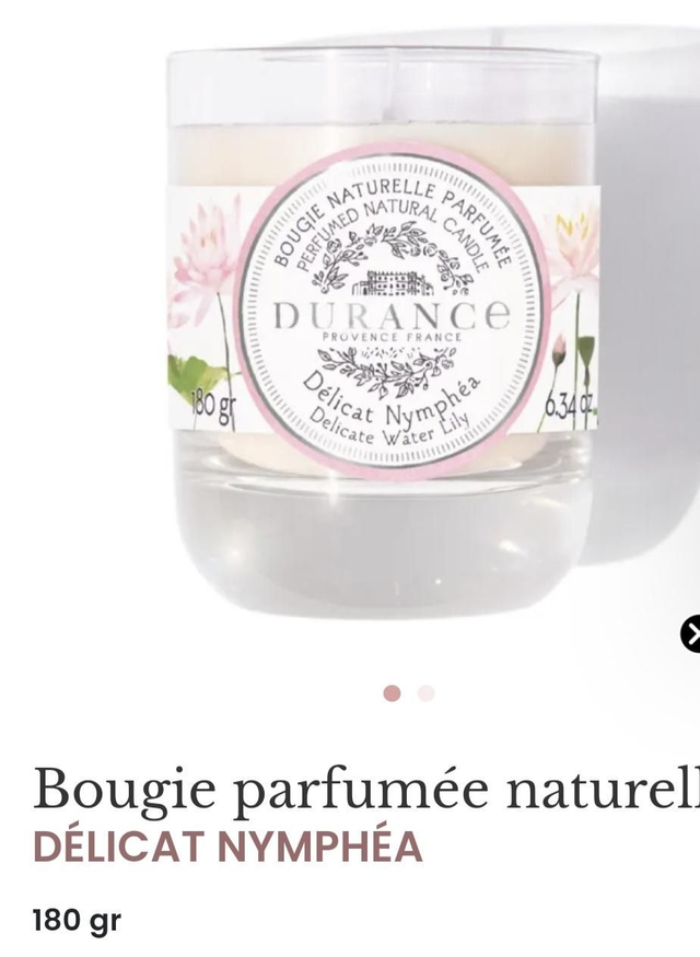 Bougie 180gr DURANCE