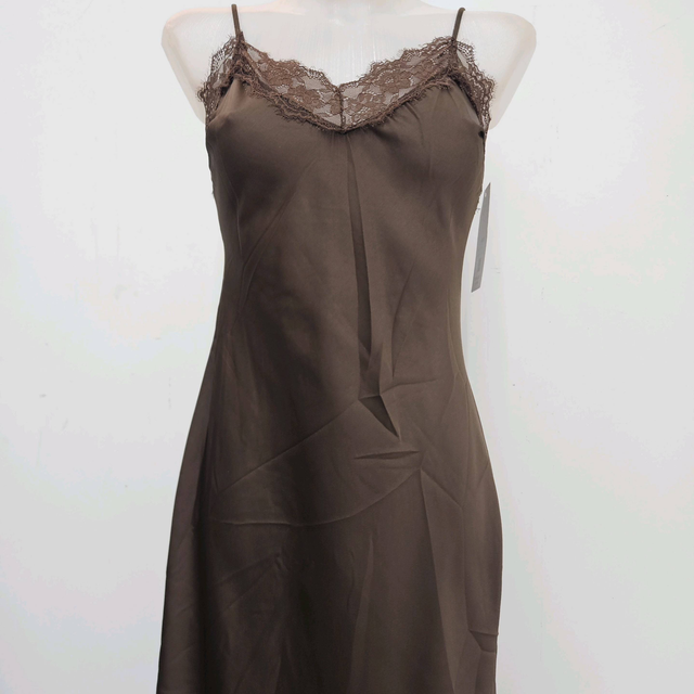 Vestido largo lencero 