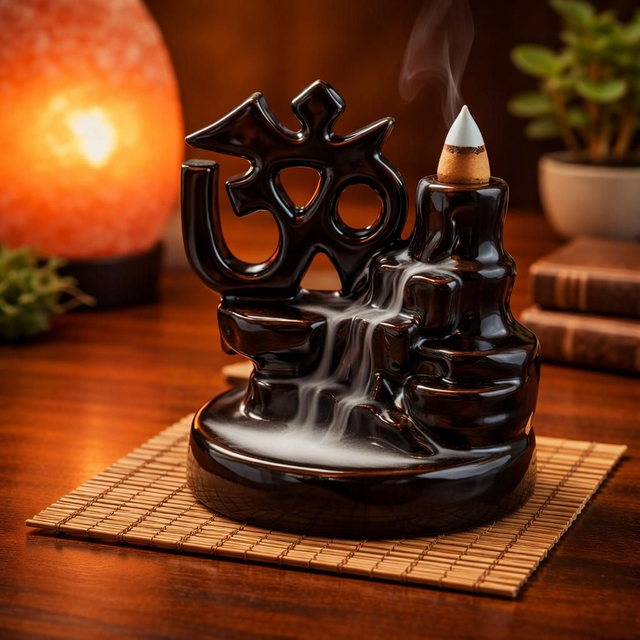 "OM" - Fontaine à encens - Céramique