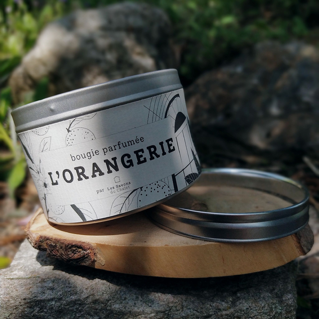Bougie végétale parfumée L'ORANGERIE