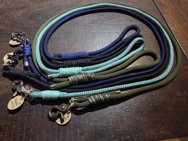 8mm x 4ft paracord plain rope leads