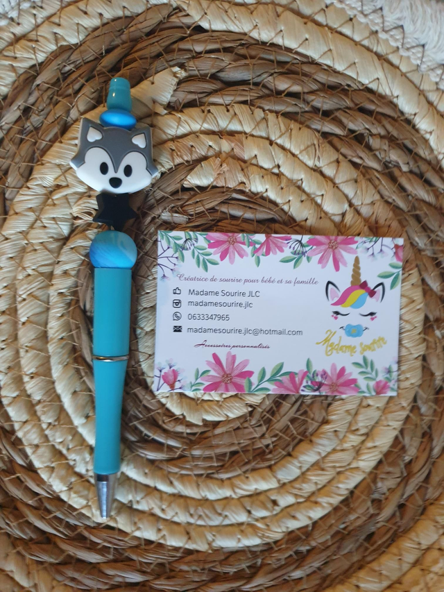 Stylo avec recharge Loup