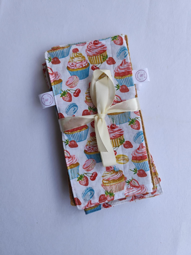 Essuie tout lavable cupcake