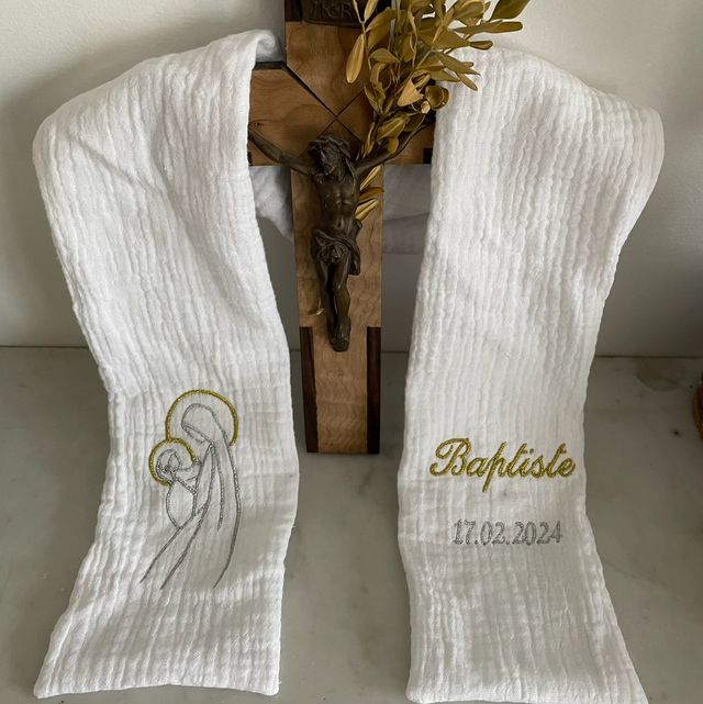 Écharpe baptême 