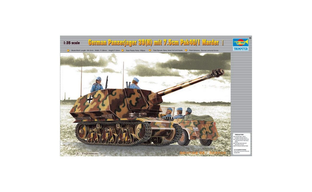 German Panzerjager 39(H) trumpeter 00354 1/35