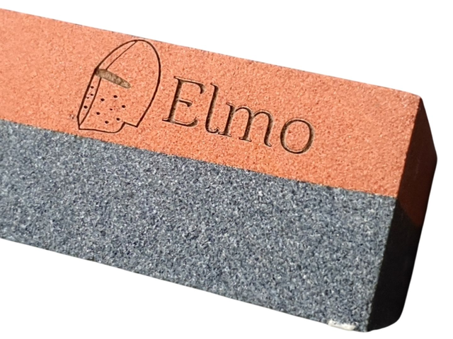 Pedra Afiação Elmo Dupla Face 120/320 Amolar Faca Canivete