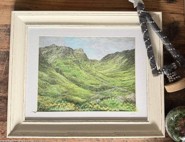 Framed Hand Finished Print of the Greens of Glencoe 