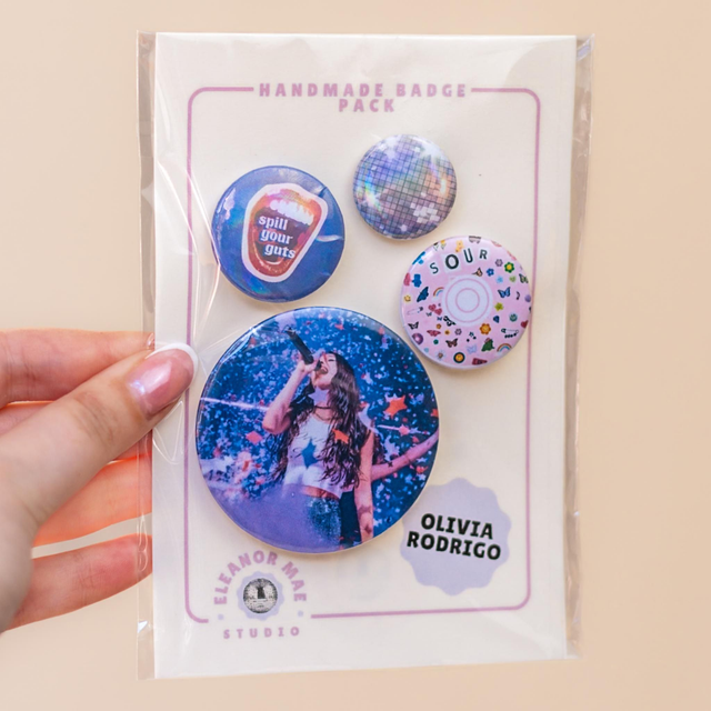 'Olivia Rodrigo' - Badge Pack
