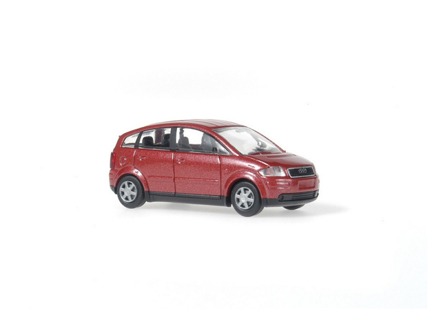 Audi A2 rouge metallic Rietze 21000 H0