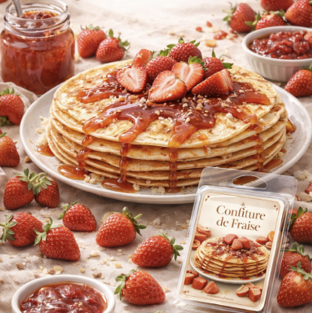 Confiture de fraise gourmande 