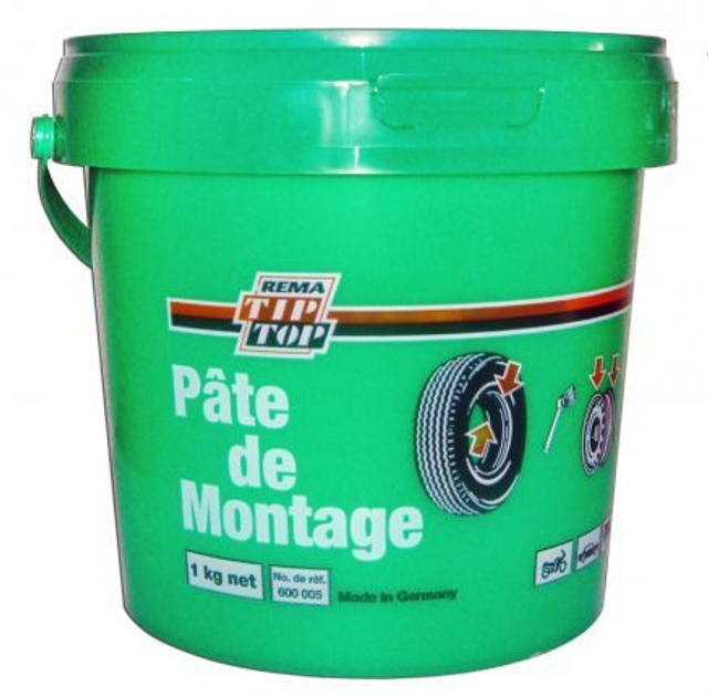Tip Top - Pâte de montage à Pneu Seau de 1Kg - Blanche